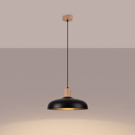 Sollux Lighting Lampa wisząca INDY czarna SL.1324