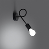 Sollux Lighting Kinkiet LEVAR czarny SL.1454