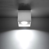 Sollux Lighting Plafon QUAD 1 czarny SL.0022