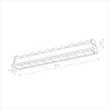 Lampa wpuszczana MIDI LED RECESSED Nowodvorski 10063 czarny