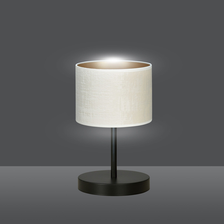 Lampa stołowa HILDE LN1 BL WHITE Emibig 1052/LN1 biały/czarny