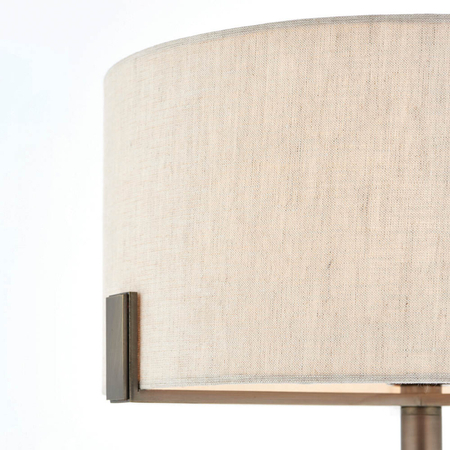 Lampa stołowa Endon Lighting Hayfield 72631 brąz