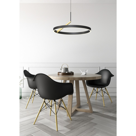Lampa wisząca Zuma Line MD3689-1M-3BGT MALU LAMPA WISZĄCA