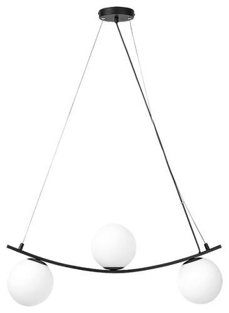 Lampa wisząca Rabalux Aslan 3469 czarny matowy