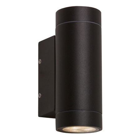 Kinkiet zewnętrzny Astro Dartmouth Twin LED 1372006 Czarny z Teksturą