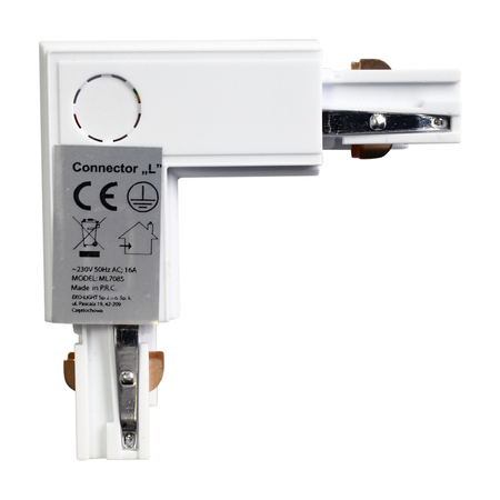 Eko-Light Łącznik Lampy Track Light Biały 3-obwodowy Typ: LD ML7085 BIAŁY