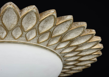 Lampa sufitowa Maytoni H301-03-G Lamar - Kremowy z dodatkiem złota