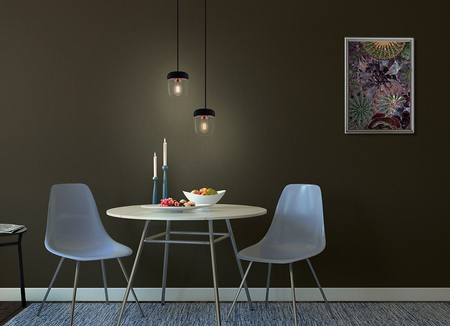Lampa wisząca Umage 2081 Acorn Black Polished Steel
