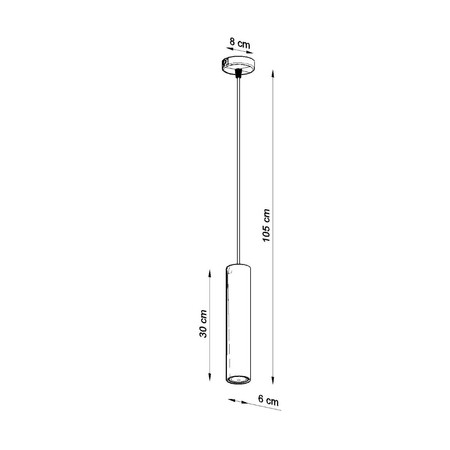 Sollux Lighting Lampa wisząca LINO 1 SL.0636