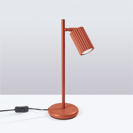 Sollux Lighting Lampa biurkowa KARBON ochra czerwona SL.1643
