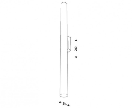 Lampa ścienna Yabu 4426-GU10-CZ Shilo