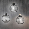 Lampa wisząca BARBADO 3 BLACK Emibig 754/3 czarny
