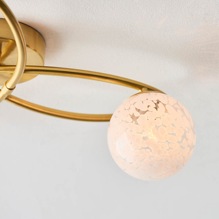 Lampa sufitowa Endon Lighting Maye 97231 mosiądz