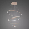 Lampa wisząca Ledowe Okręgi No.5 150cm 3k miedziana Dali