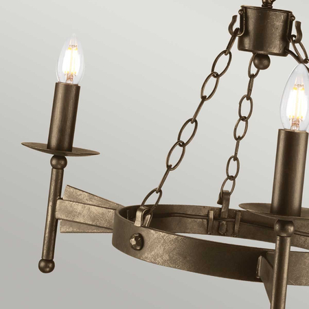 Żyrandol Elstead Lighting Cromwell brąz CW3-OLD-BRZ