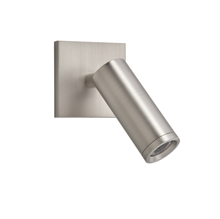 Lampa ścienna podtynkowa ASIA nikiel mat LED 3W 60x60mm 3000K