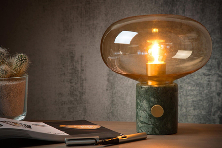 Lampa stołowa Lucide CHARLIZE 03520/01/62 zielony