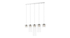 Lampa wisząca Zuma Line ZUMALINE-P0389-05E-B5AC Gem
