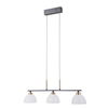 Lampa wisząca Italux Montiela PND-34374-3-BK Czarny mat, złoty