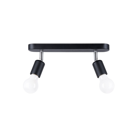 Sollux Lighting Plafon FORNES 2 czarny SL.1121