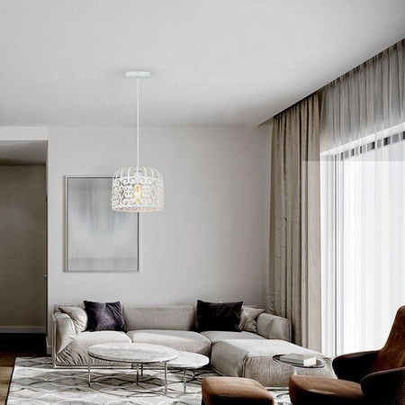 Lampa wisząca Rabalux Alessandra 2161 biały matowy