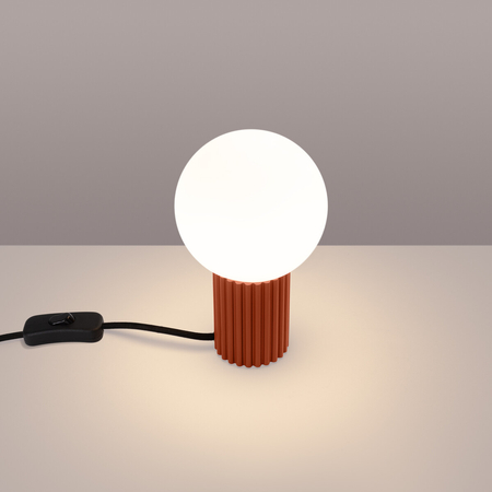 Sollux Lighting Lampa biurkowa HALO ochra czerwona SL.1731