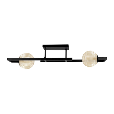 Lampa sufitowa Kaja EMIR K-5765 bursztynowy, czarny