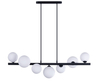 Lampa wisząca SYBILLA 7 PENDANT BK Azzardo AZ4406 white / black