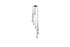 Lampa wisząca IZZA 8 WHITE Azzardo AZ0160 biały/czarny