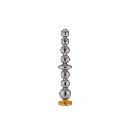 Lampa podłogowa Luces Exclusivas BRIVANO LE45144 złoty i odcienie złota, szary i odcienie szarości