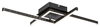 Lampa sufitowa Rabalux Casimir 5267 czarny matowy