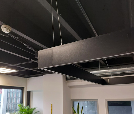 Lampa liniowa LED Abigali Square System double side kwadrat 120x120 NW