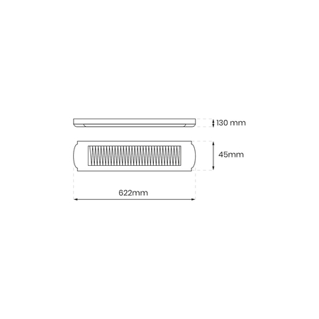 Eko-Light OPRAWA ELITE 1x18W EKR2499 BIAŁY