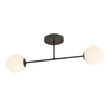 Lampa sufitowa ROMA 2 Emibig 1232/2 biały/czarny