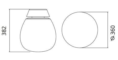 Kinkiet/plafon Artemide 1822010A Empatia 36 LED