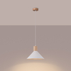 Sollux Lighting Lampa wisząca JAGA biała SL.1319