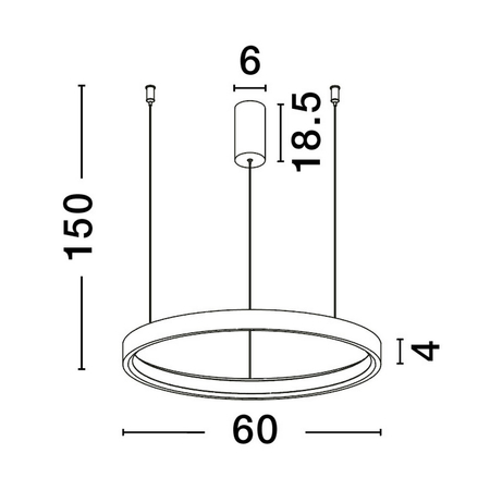 Lampa wisząca Luces Exclusivas LE44322 brązowy i odcienie brązu