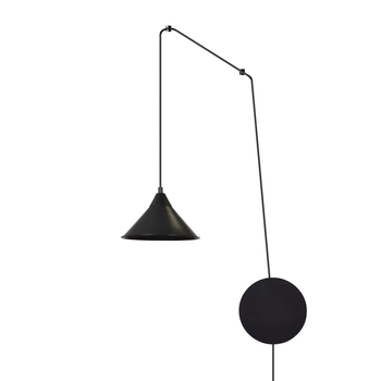 Lampa wisząca ABRAMO 1 BLACK Emibig 160/1 czarny