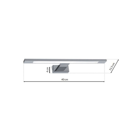 Milagro Kinkiet SHINE CHROME 40cm 7W LED ML030 CHROM