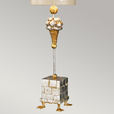 Lampa stołowa Elstead Lighting Pompadour X kremowy FB-POMPADOURX-TL