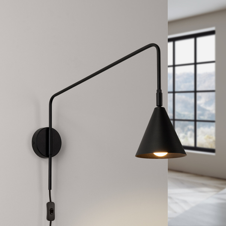 Sollux Lighting Kinkiet NOX czarny SL.1697