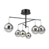 Lampa wisząca Italux Velada PND-34381-6-BK Czarny mat
