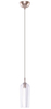 Lampa wisząca BLANCA 1 CHAMPAGNE Azzardo AZ3337 różowy