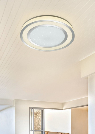 Lampa sufitowa Trio 679210106 srebrny