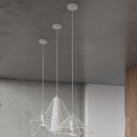 Sollux Lighting Lampa wisząca DEMI biała SL.0297