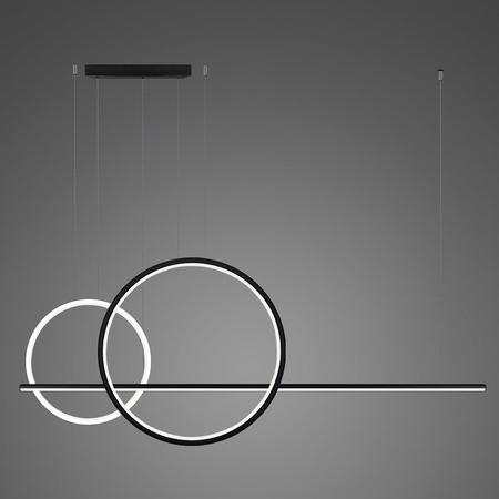 Lampa wisząca Linea No.4 60/40cm czarna 3k