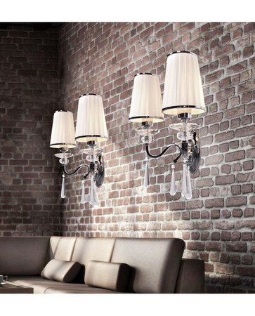 Kinkiet Lumina Deco LDW-1158-2-WT Federrica W2