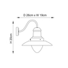 Kinkiet Endon Lighting Mendip 60800 nikiel