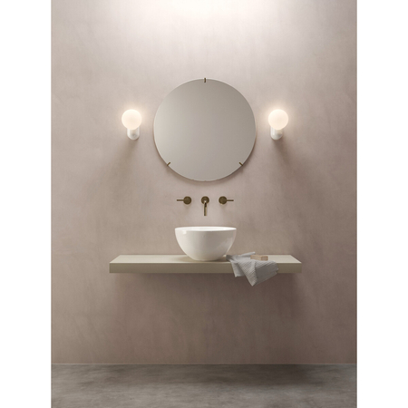 Kinkiet Astro Lyra Wall Single 1472001 Biała Szkliwiona Ceramika