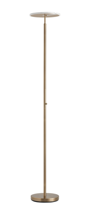 Lampa podłogowa VEGA S mosiądz antyczny LED 40W 3000K ściemniacz z włącznikiem